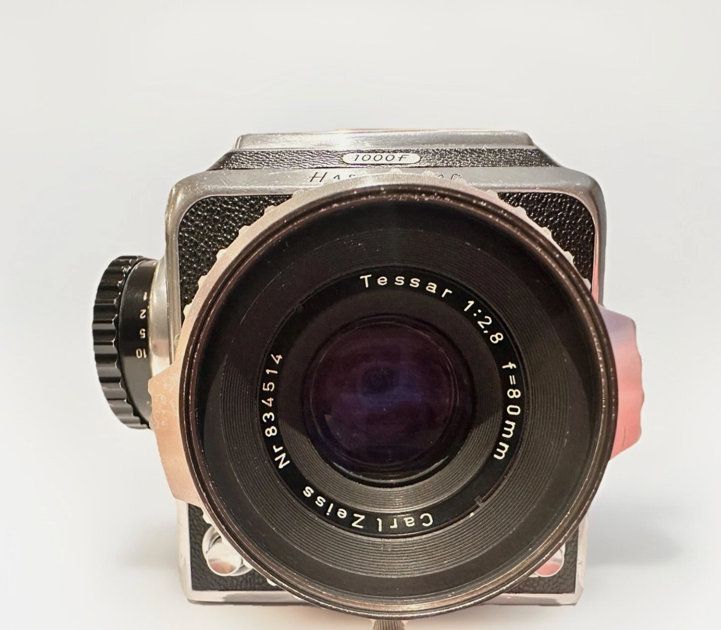 Hasselblad 1000F SLR Film Camera, Zeiss Tessar 2.8/80mm lens with Original Box