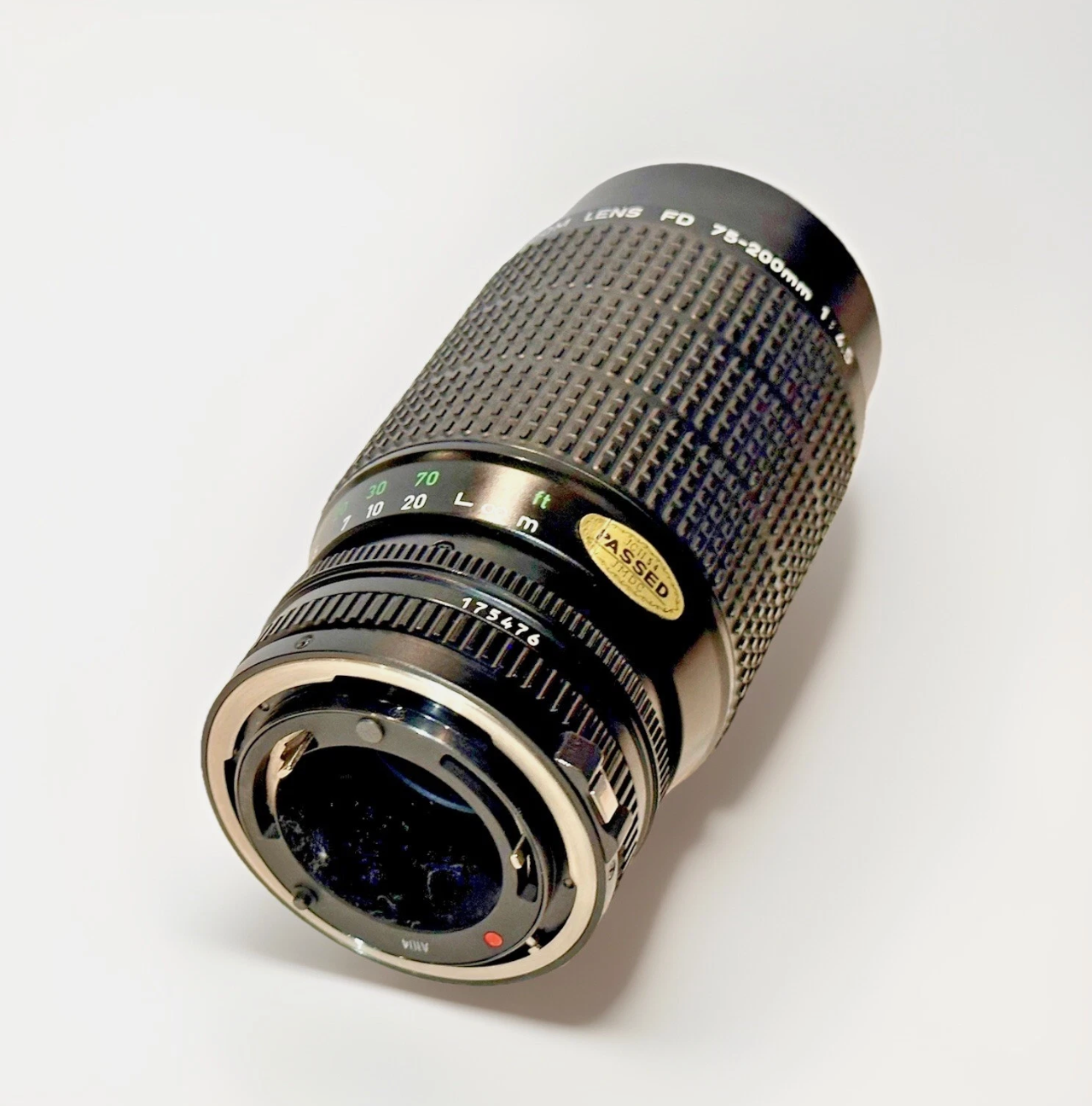Canon FD NFD 75-200mm F4.5 MF Zoom Macro Lens