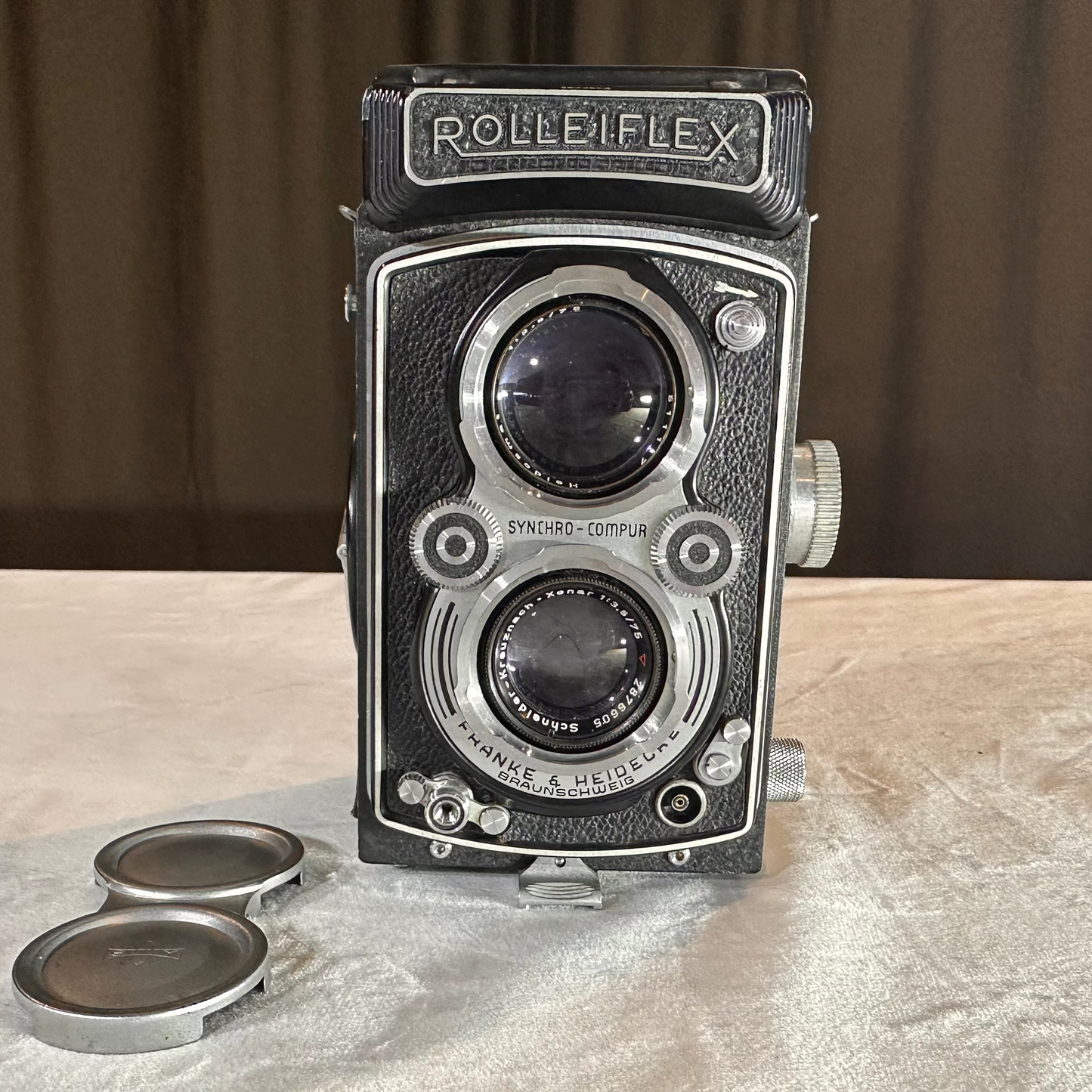 Rolleiflex M-X Synch 3.5A TL Camera with Schneider Xenar f/3.5, 75mm Lens