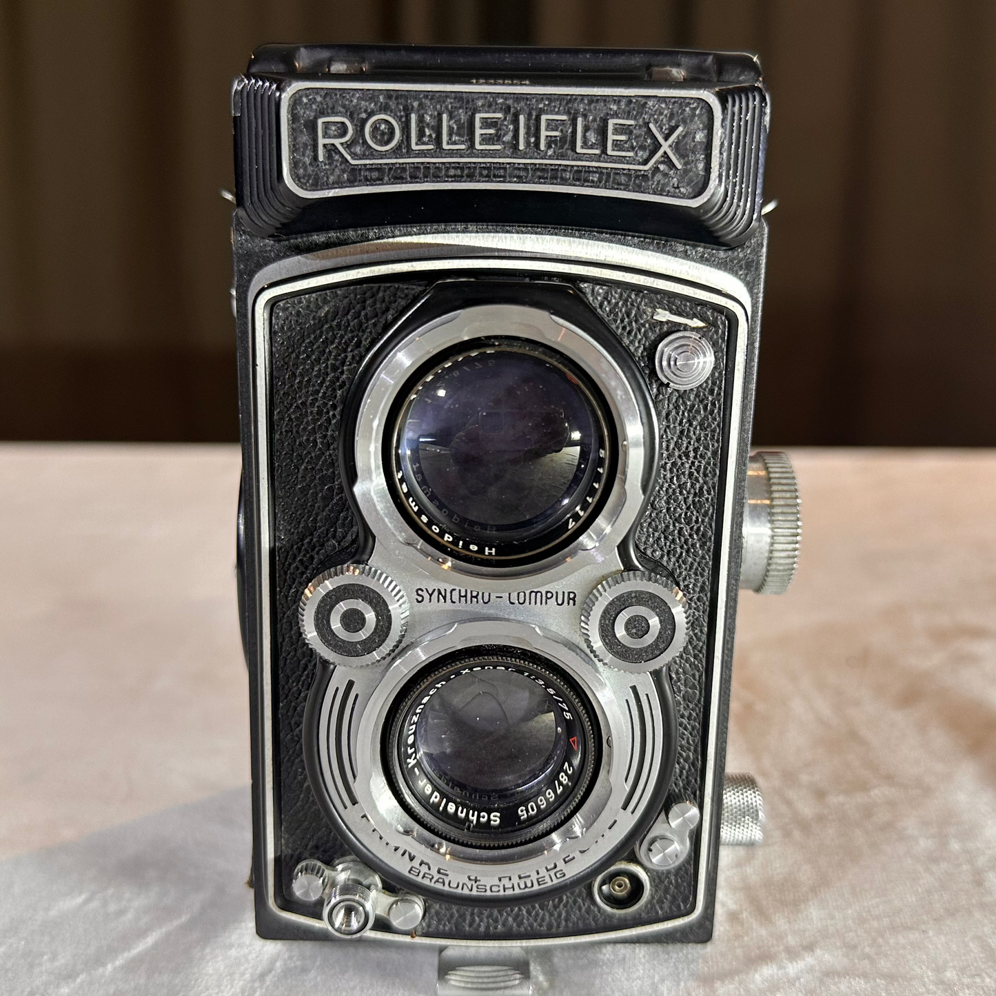 Rolleiflex M-X Synch 3.5A TL Camera with Schneider Xenar f/3.5, 75mm Lens