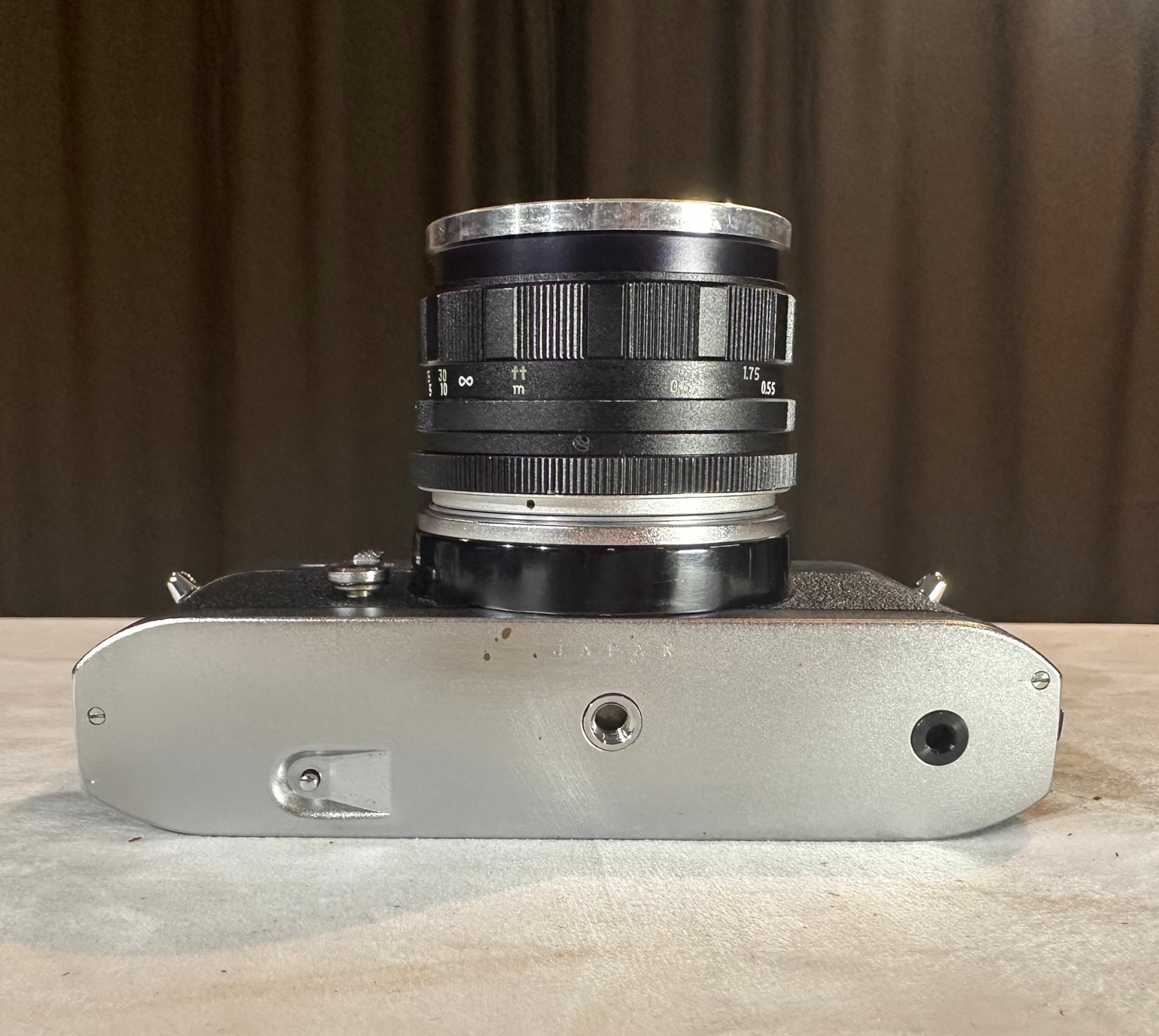 Minolta SR-2 35mm SLR Film Camera w/ Rokkor PF 55mm f/1.8 Lens – WORKING – RARE VINTAGE