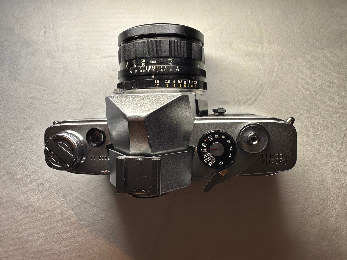 Minolta SR-2 35mm SLR Film Camera w/ Rokkor PF 55mm f/1.8 Lens – WORKING – RARE VINTAGE