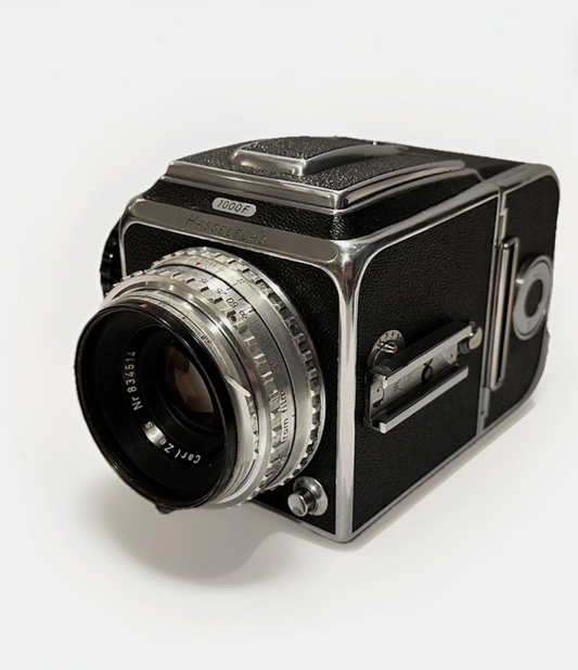 Hasselblad 1000F SLR Film Camera, Zeiss Tessar 2.8/80mm lens with Original Box