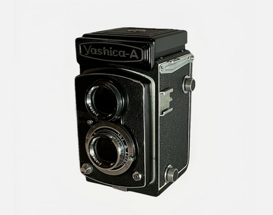 Yashica A 6x6 black Film Camera yashimar 80mm F/3.5 Lens with Case T techchoice14