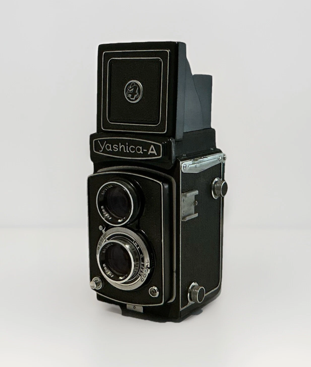 Yashica A 6x6 black Film Camera yashimar 80mm F/3.5 Lens with Case T techchoice14