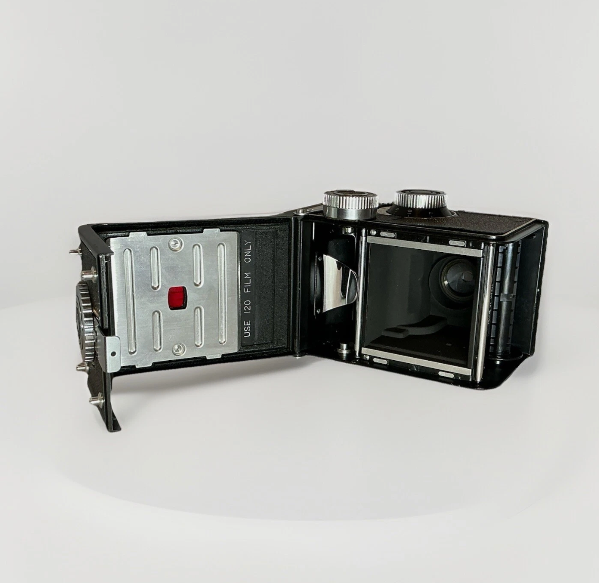 Yashica A 6x6 black Film Camera yashimar 80mm F/3.5 Lens with Case T techchoice14