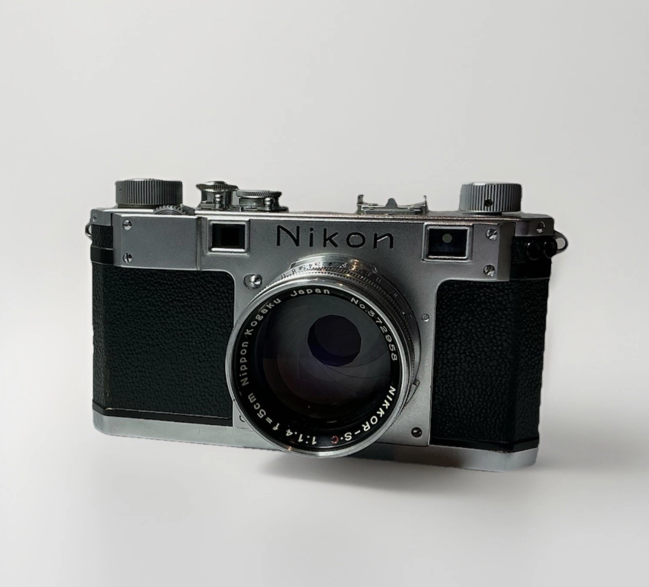 Nikon S Rangefinder Film Camera w/ Nikkor-SC 5cm F1.4