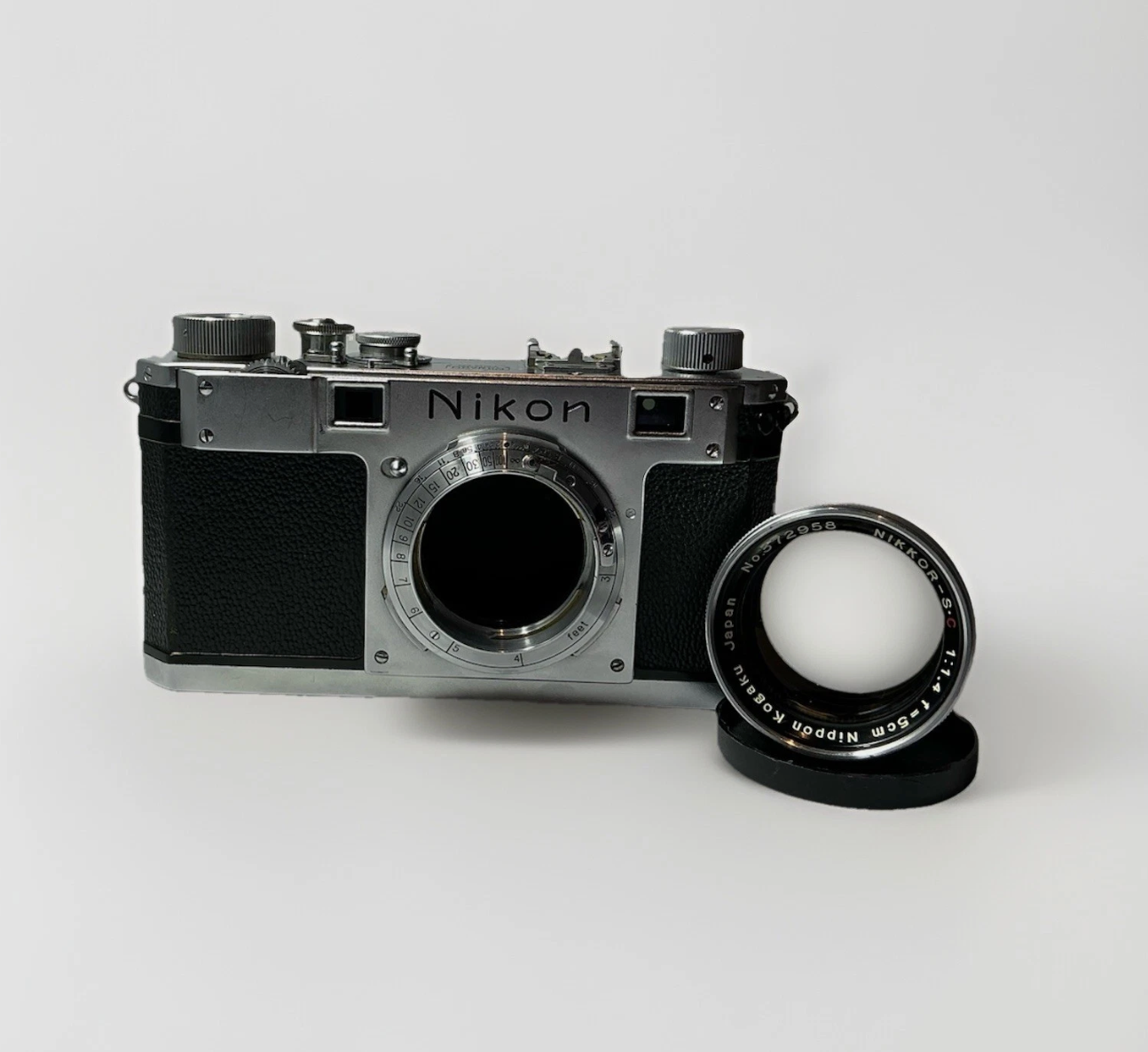Nikon S Rangefinder Film Camera w/ Nikkor-SC 5cm F1.4