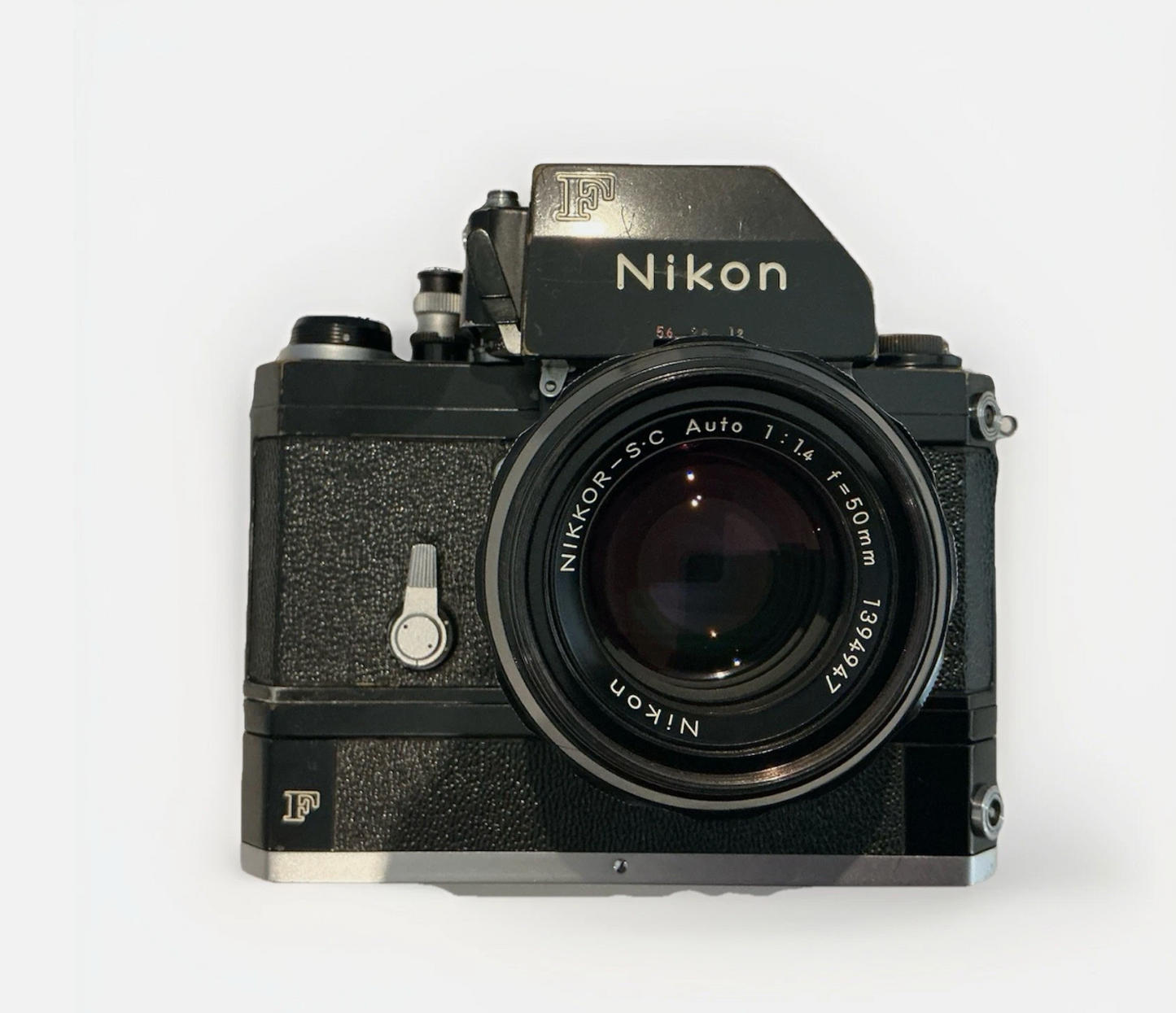 Nikon F Photomic Film Camera, 50mm f/1.4 Nikkor-S Lens & Motor Winder
