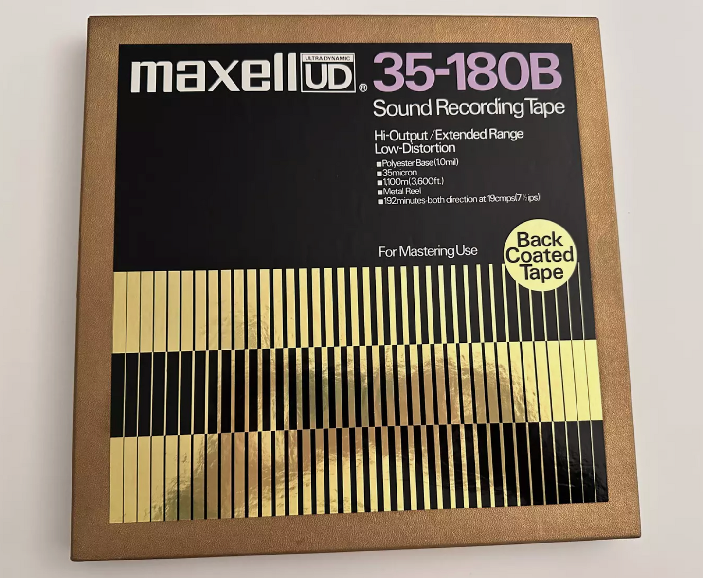 Maxell UD 35-180B 10.5inch Reel to Reel Metal tape