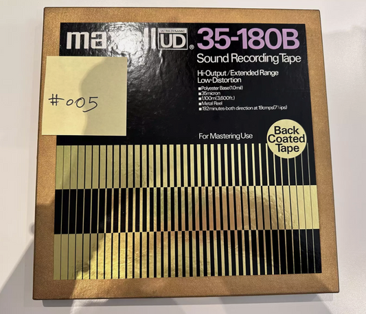Maxell UD 35-180B 10.5inch Reel to Reel Metal tape